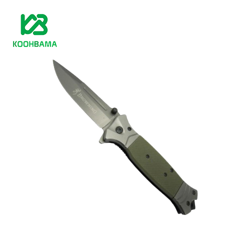 چاقو سفری برونینگ مدل FA38 دسته سبز