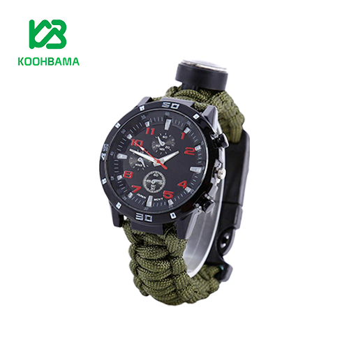 ابزار نجات طرح ساعت مچی مدل Paracord Watch