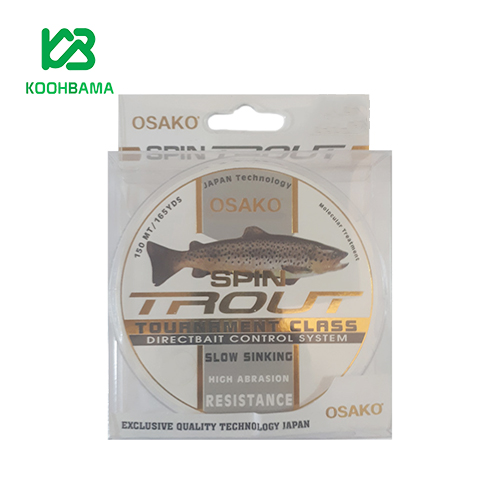 نخ ماهیگیری اوساکو مدل spin trout سایز 0.25mm