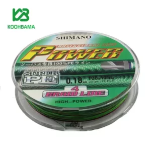 نخ ماهیگیری ابریشمی (براید) شیمانو SHIMANO POWER سایز 0.18mm