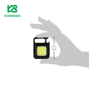 چراغ قوه جیبی Cob rechargeable Keychain