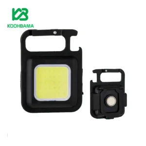چراغ قوه جیبی Cob rechargeable Keychain