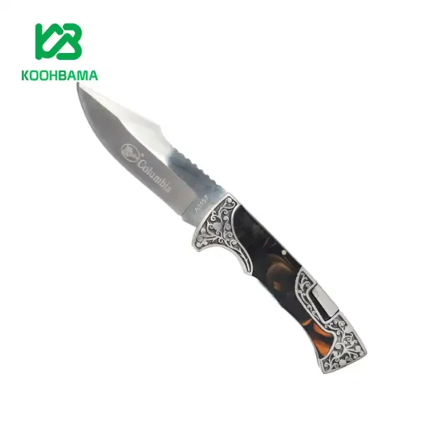 چاقو جیبی تاشو کلمبیا اصل دسته رزین مدل A3157