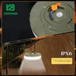 چراغ چادر ریسه ای شارژی مدل CQ-338