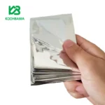 پتو نجات یک طرفه نقره‌ای ۲۱۰×۱۳۰ سانتی‌متر
