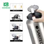 فلاسک دوجداره 1900 میلی لیتر سانتکو مدل Erie Sport کد HD-1900-117B