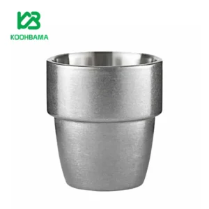 کاپ آلومینیومی بمبر مدل Cream Double-layer