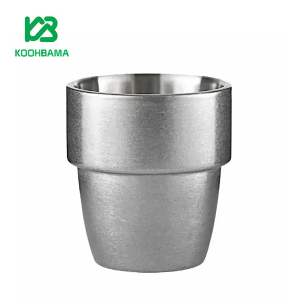 کاپ آلومینیومی بمبر مدل Cream Double-layer