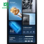 کمپرسور باد شارژی بیسوس مدل SuperMini Pro
