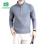 تیشرت نیم زیپ مردانه اسنوهاک کد 7456