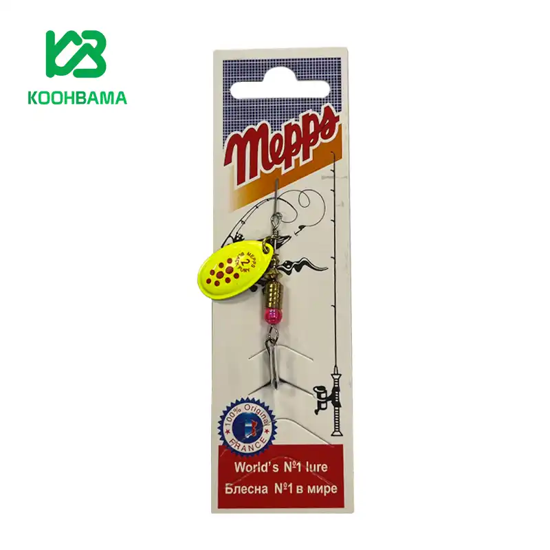 chinese-mepps-lancet-red-spotted2 لانسه چینی طرح مپس فسفری خال قرمز سایز 2