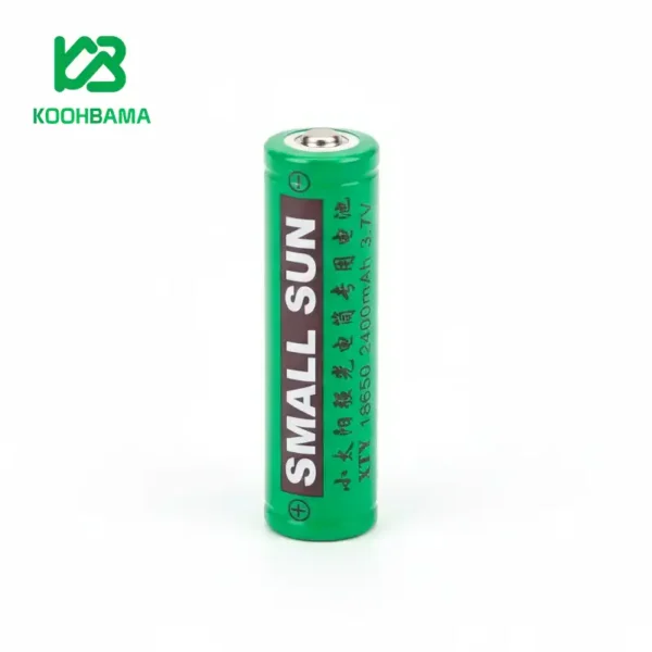 باتری شارژی لیتیومی SMALL SUN  18650 ظرفیت 2400 میلی‌آمپر