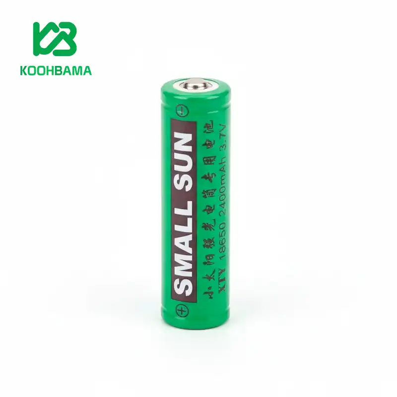 small-sun-18650-lithium-rechargeable-battery1 باتری شارژی لیتیومی SMALL SUN 18650 ظرفیت 2400 میلیآمپر