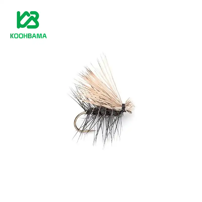 black-elk-hair-caddis (1) پشه کدیس Black Elk Hair Caddis